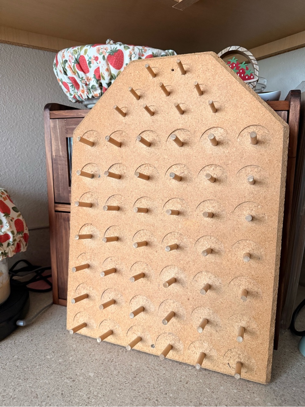 Vintage sewing spool thread organizer